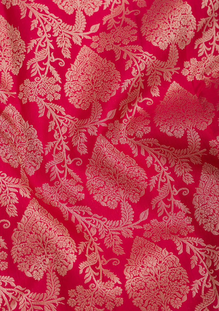 Red Zariwork Pure Silk Saree