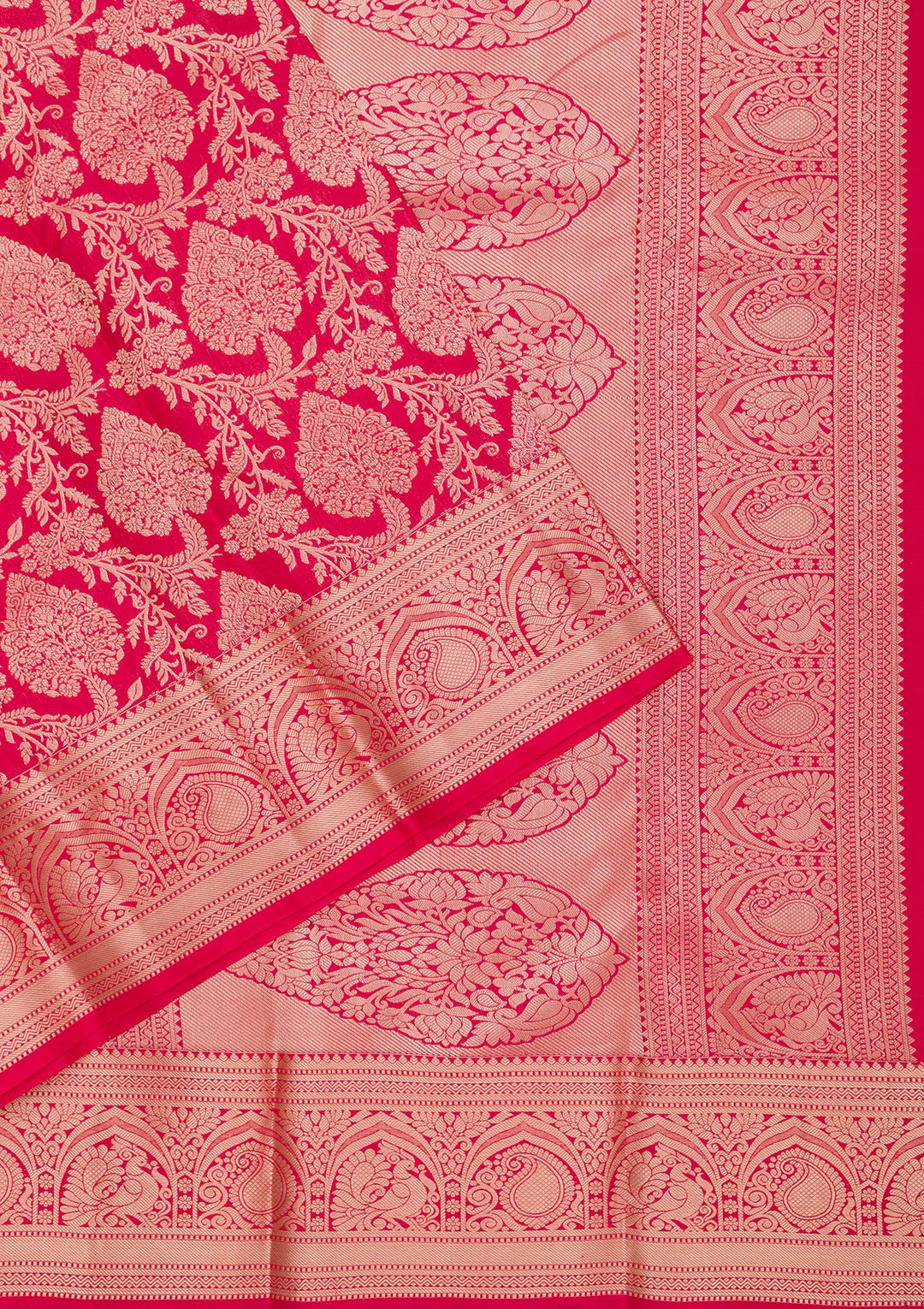 Red Zariwork Pure Silk Saree