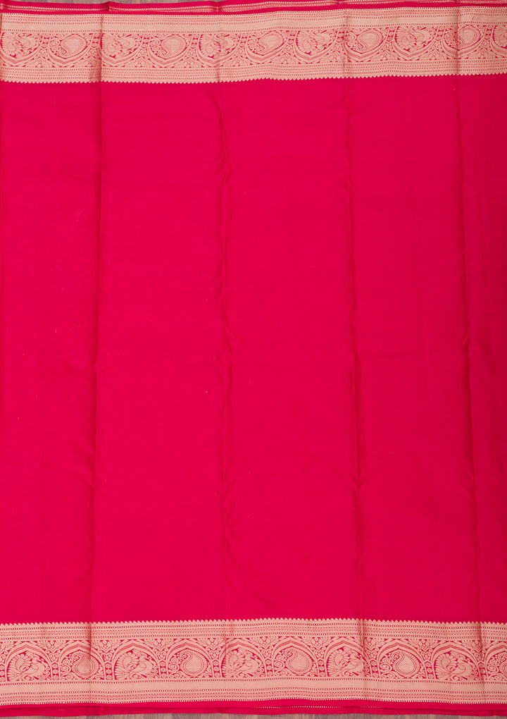 Red Zariwork Pure Silk Saree