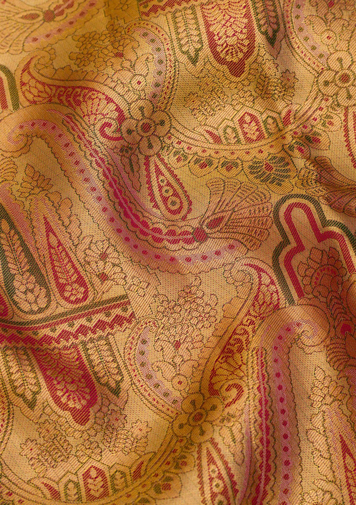 Gold Zariwork Pure Silk Saree