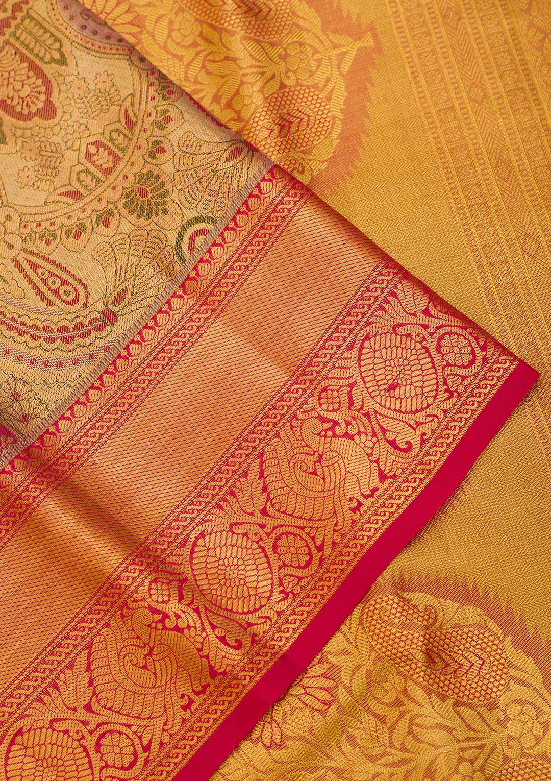 Gold Zariwork Pure Silk Saree