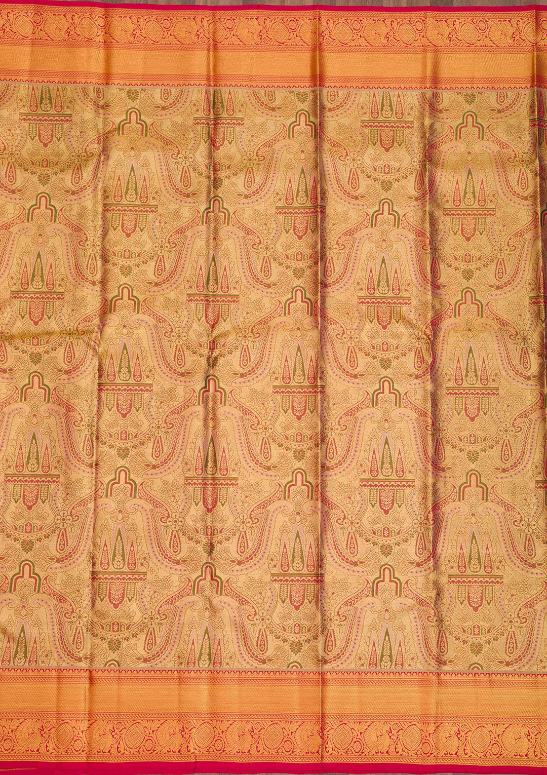 Gold Zariwork Pure Silk Saree