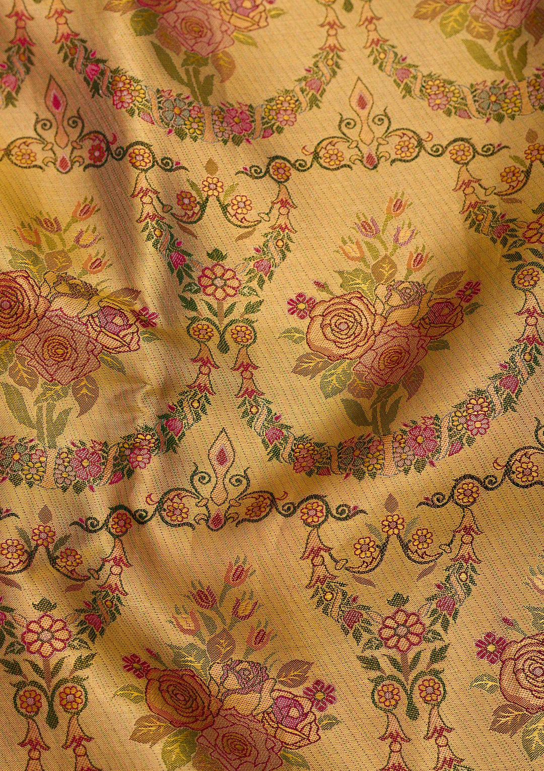 Gold Zariwork Pure Silk Saree