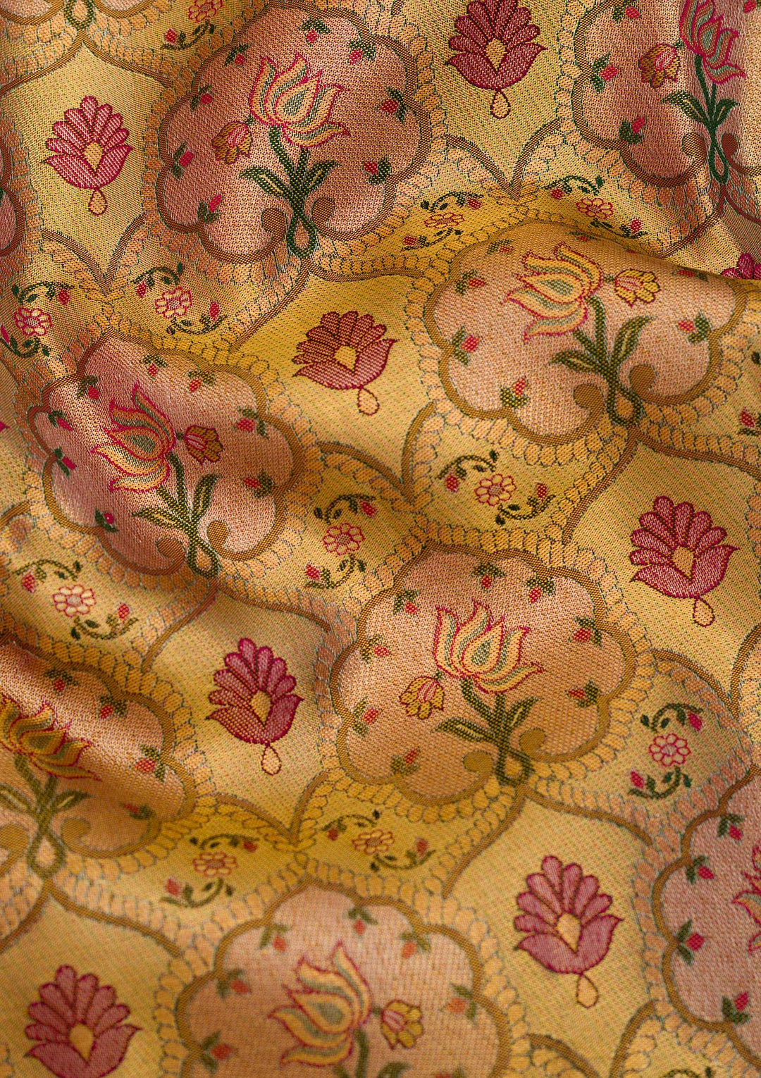 Gold Zariwork Pure Silk Saree