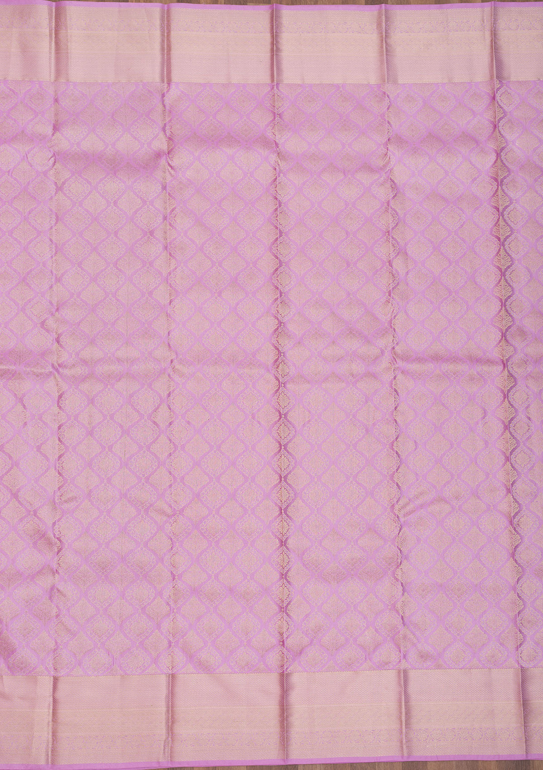 Lavender Zariwork Pure Silk Saree
