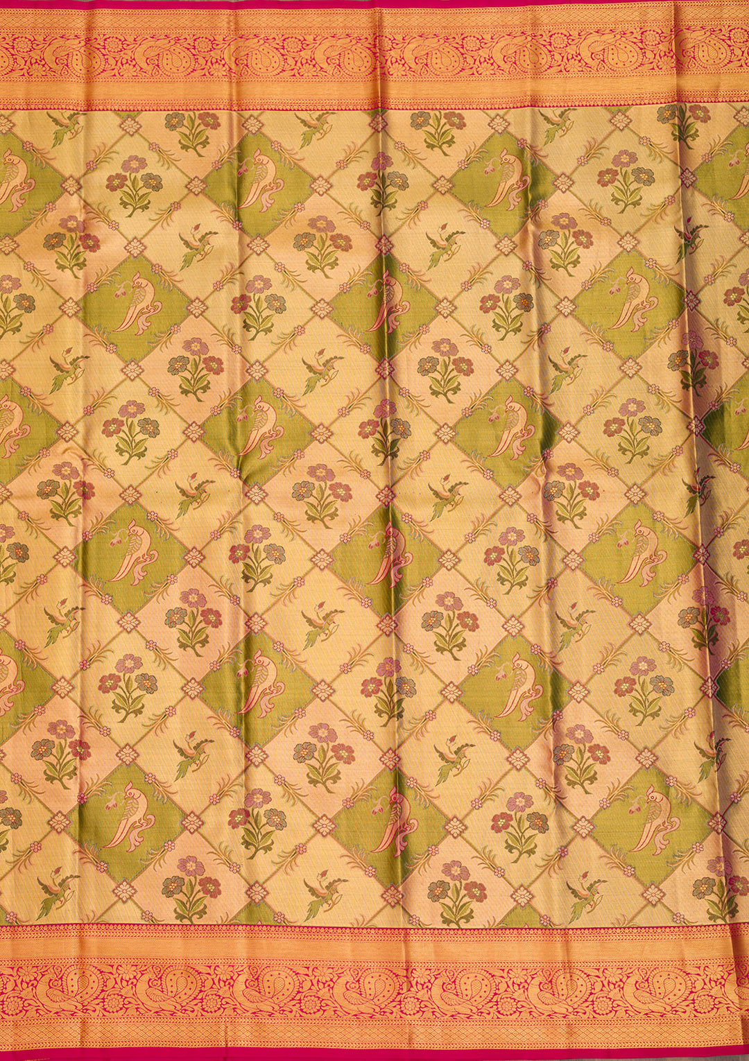 Gold Zariwork Pure Silk Saree