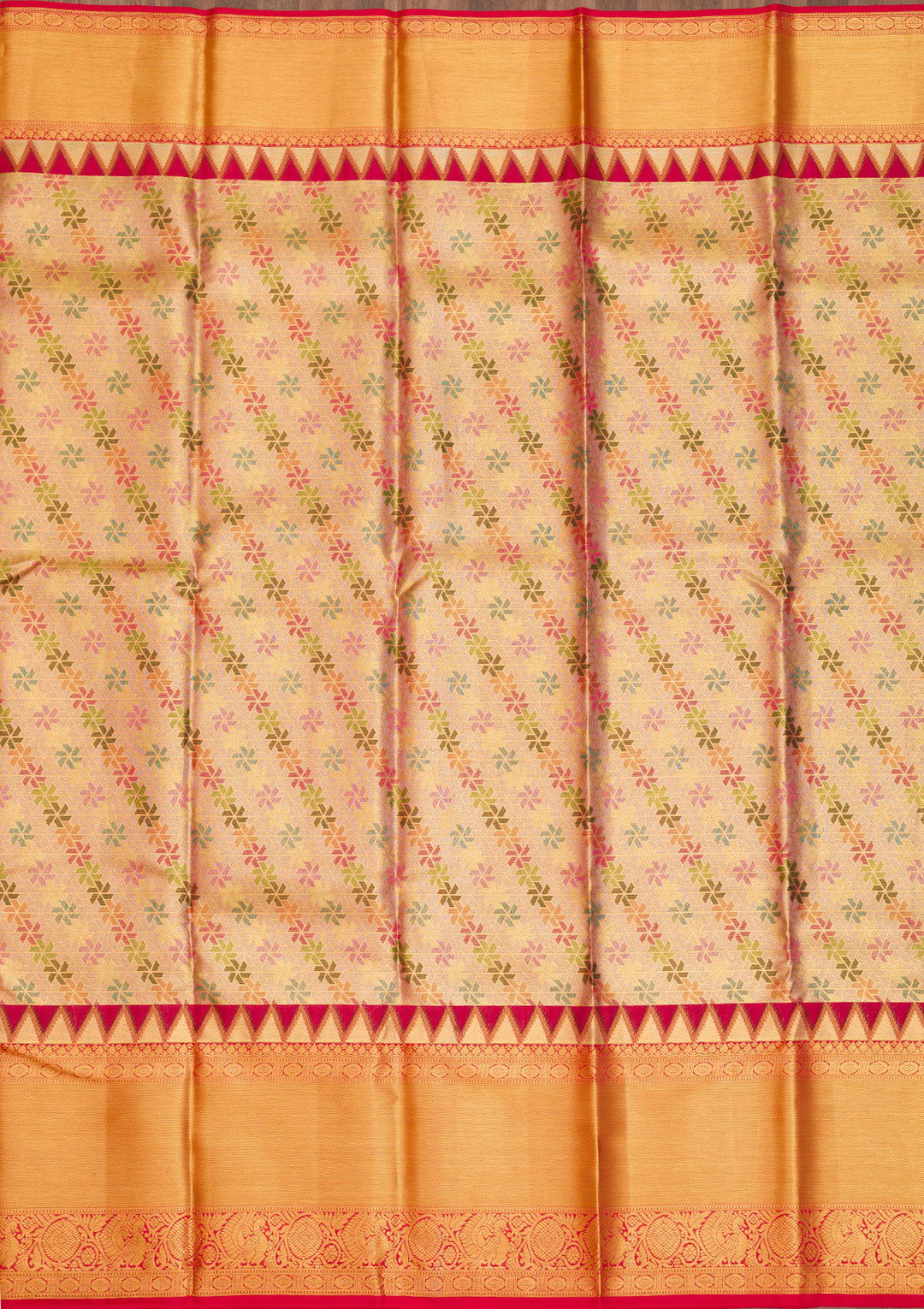 Gold Zariwork Pure Silk Saree
