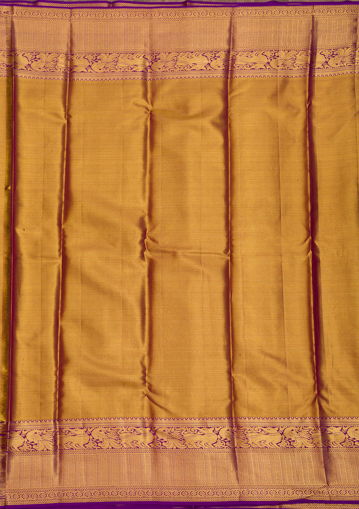 Gold Zariwork Pure Silk Saree