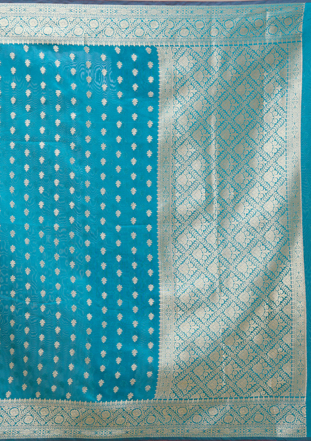 Rama Green Banarasi Silk Saree