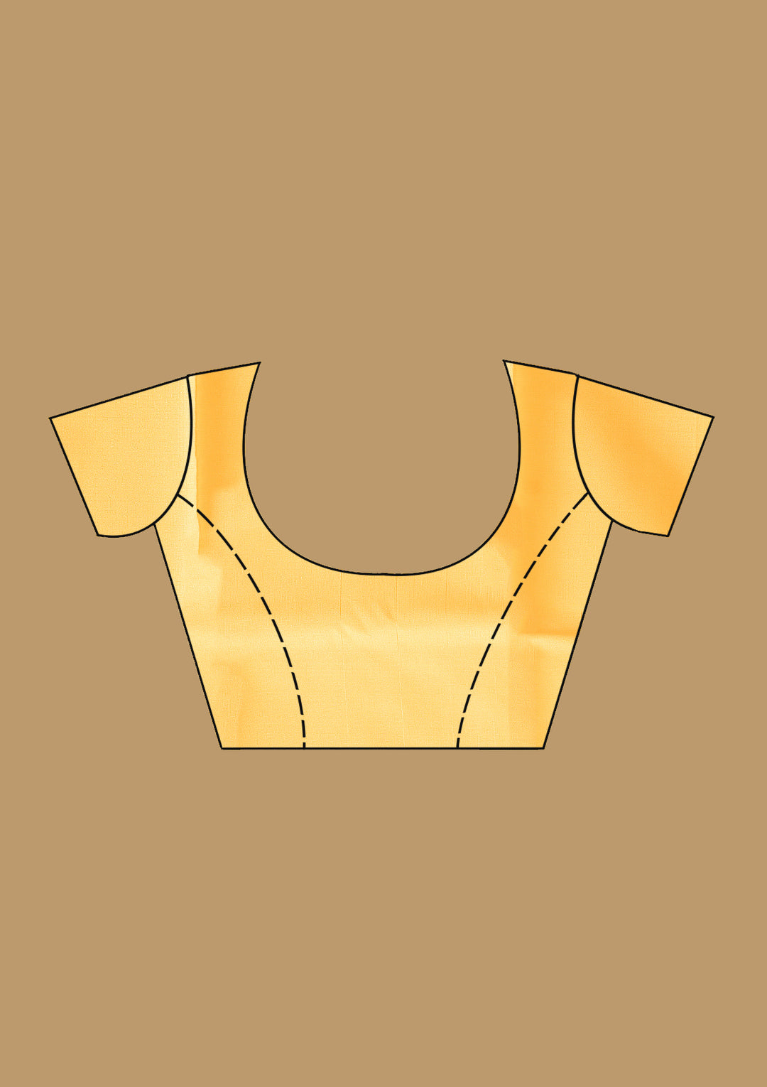 Mustard Zariwork (Gold) Silk Saree