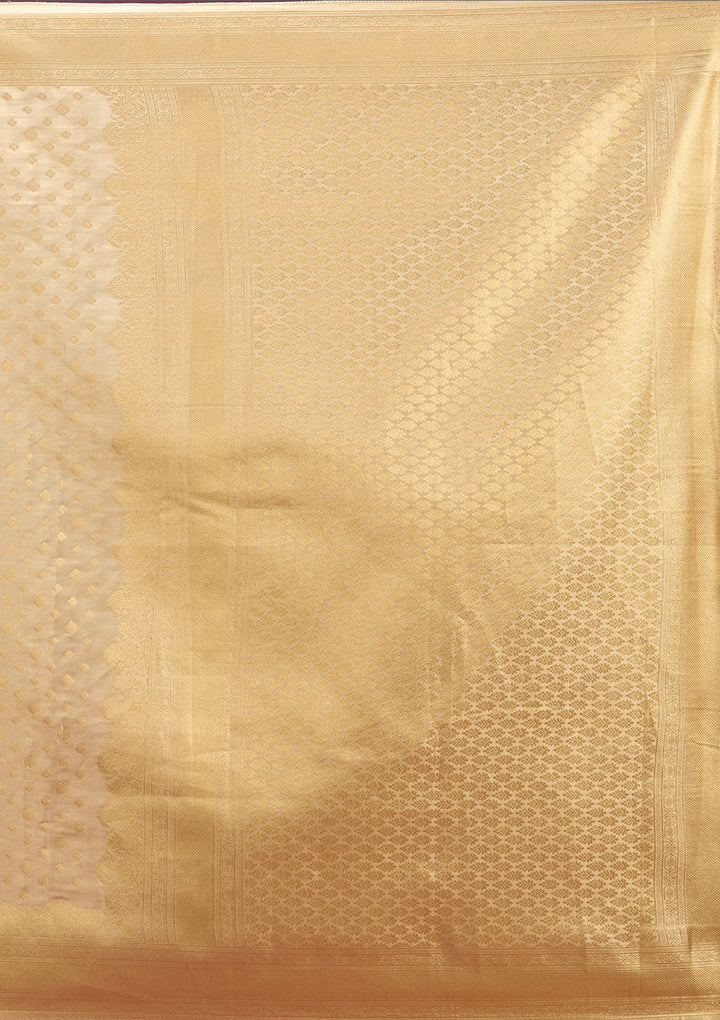 Gold Zariwork (Gold) Silk Saree