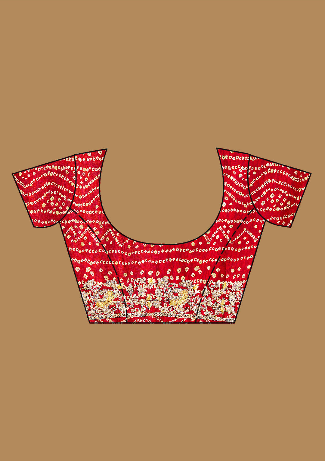 Mustard Zariwork (Gold) Tissue Saree