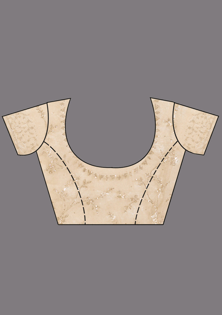 Gold Stonework (Gold) Tissue Saree