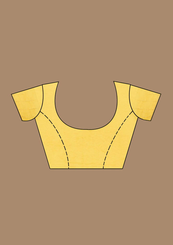 Yellow Cutdana Crepe Saree