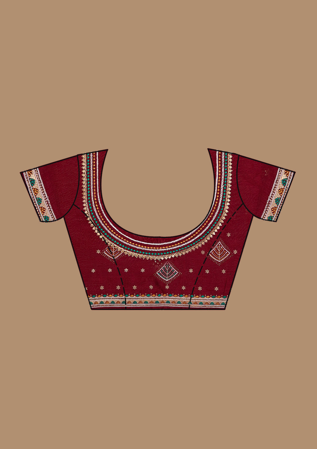 Mehendi Threadwork Soft Raw Silk Saree