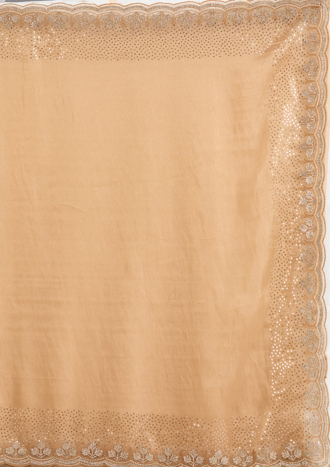 Gold Stonework Tissue Saree