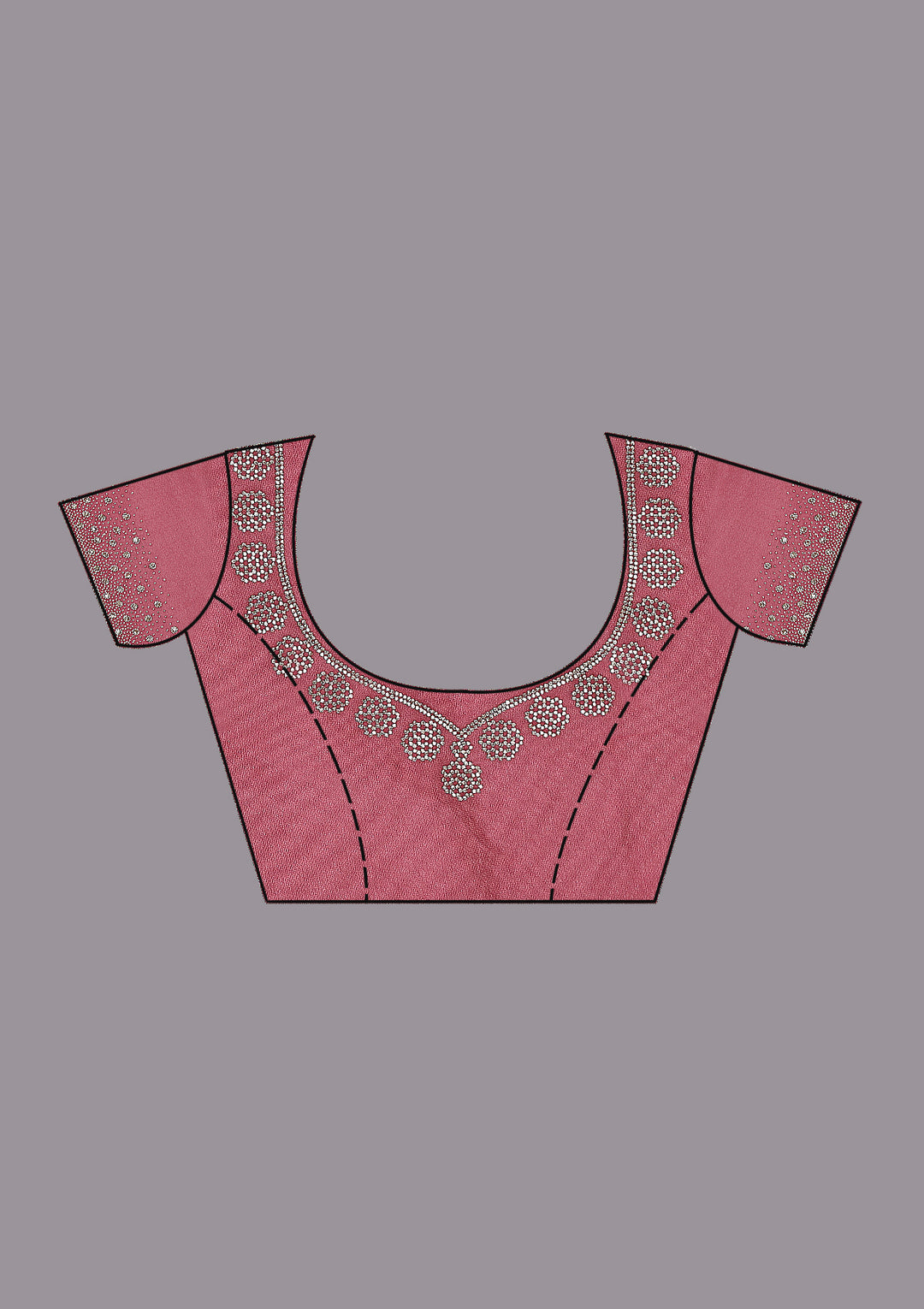 Gold Stonework (Gold) Tissue Saree