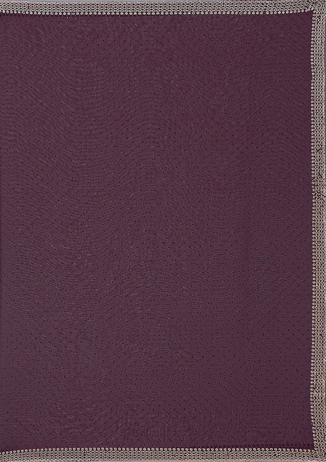 Purple Stonework (Gold) Georgette Saree