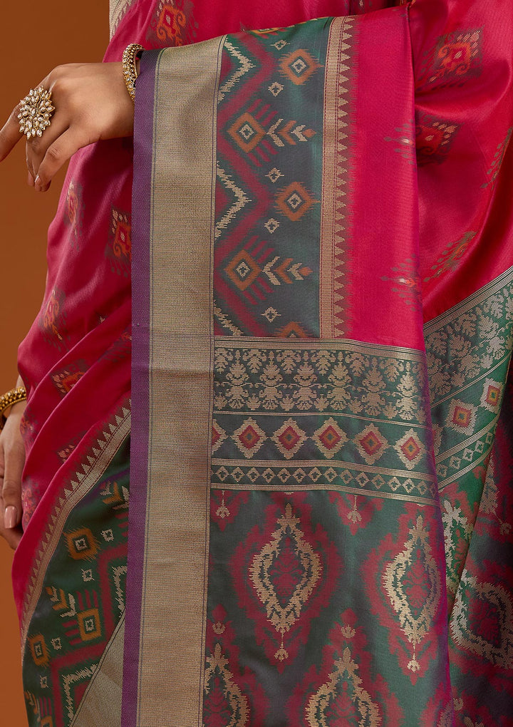 Magenta Pink Kanjivaram Art Silk Silk_Saree
