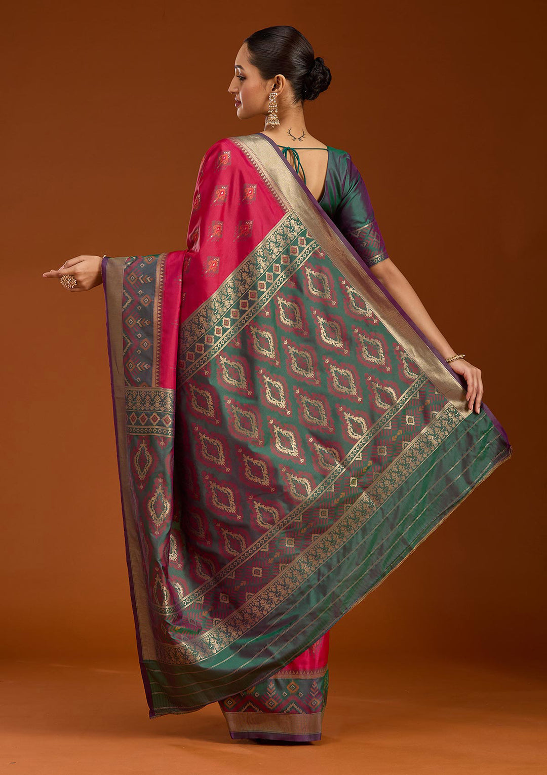 Magenta Pink Kanjivaram Art Silk Silk_Saree