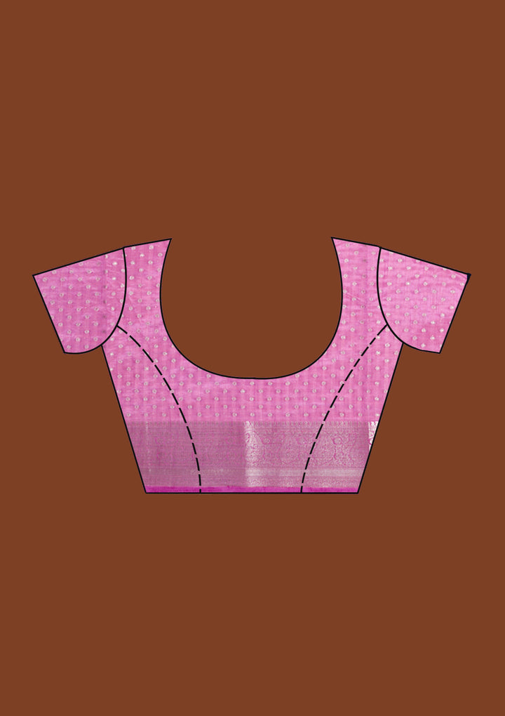 Cream Woven Silk Saree