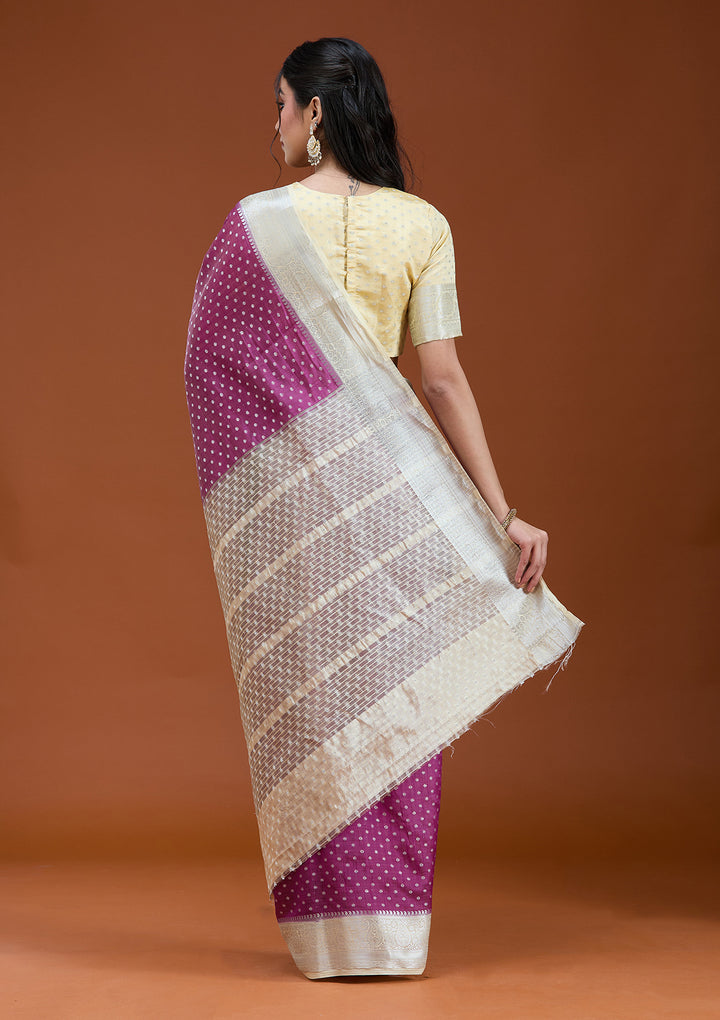 Wine Null Silk Silk_Saree