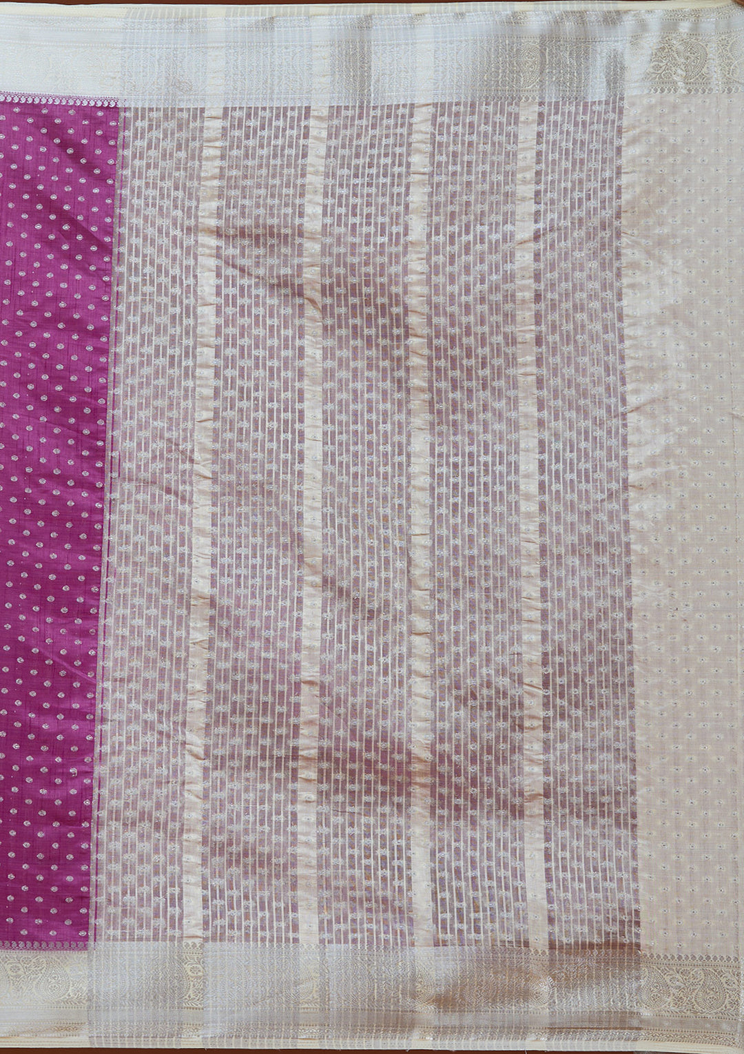 Wine Null Silk Silk_Saree