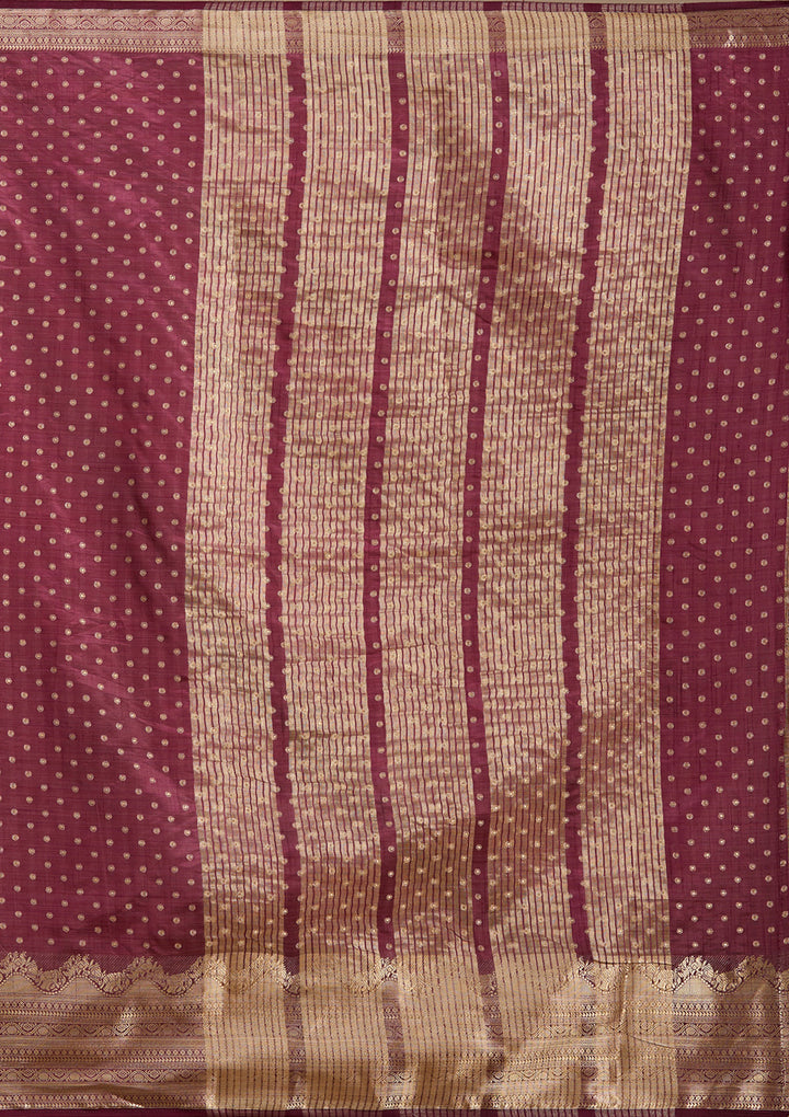 Brown Kanjivaram Silk Saree