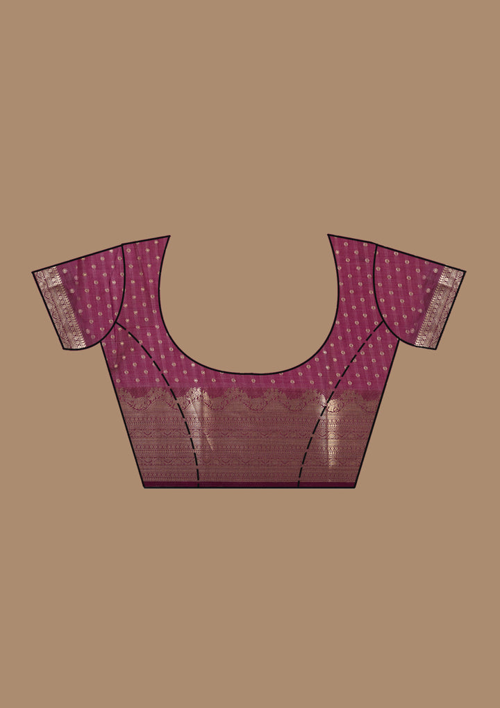 Brown Kanjivaram Silk Saree