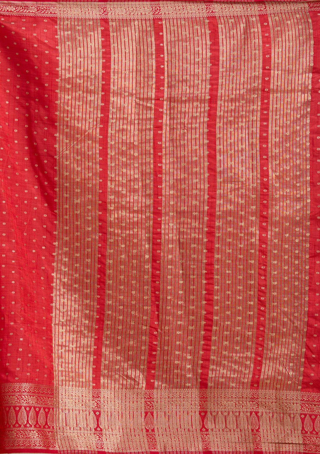 Red Zariwork (Gold) Silk Saree