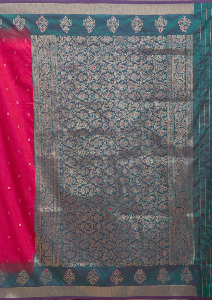 Rani Pink  Paithani Silk Saree