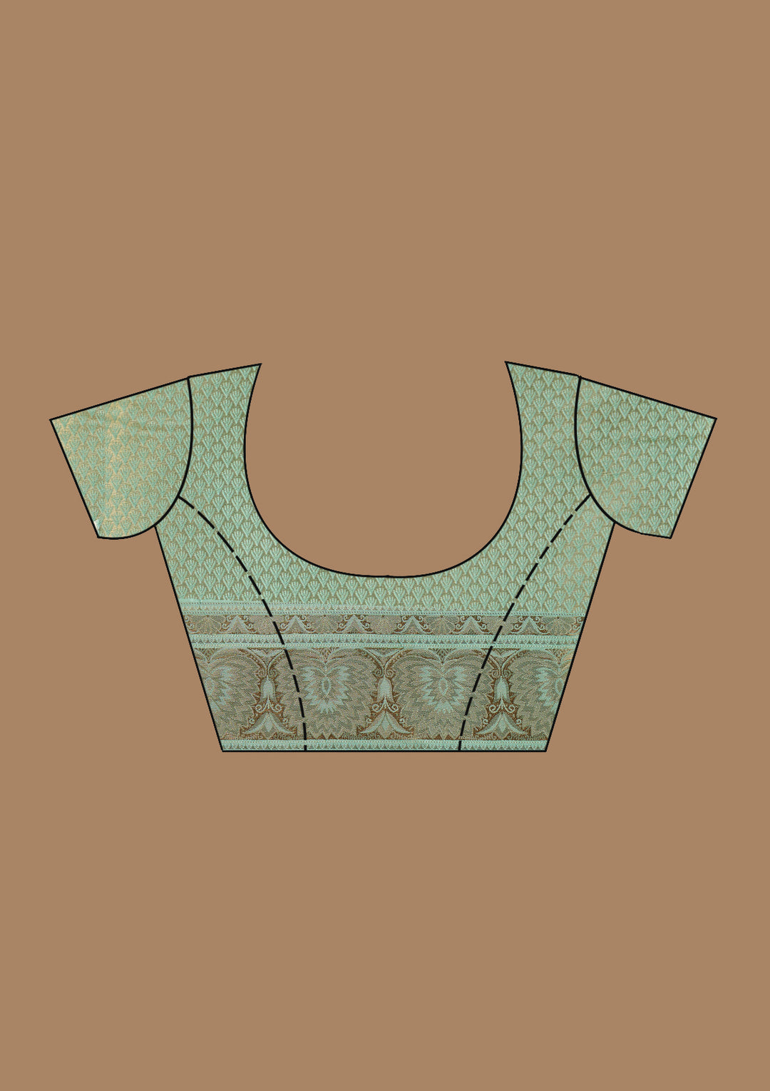 Pista Green Zariwork Art Silk Silk_Saree