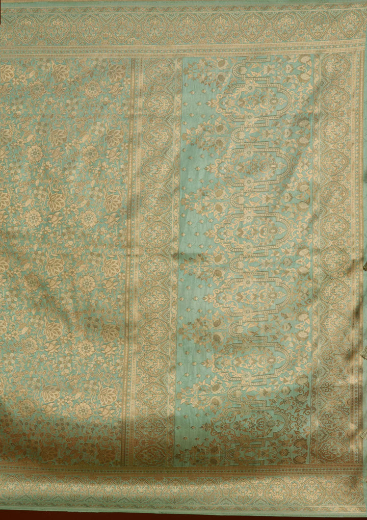 Pista Green Zariwork Art Silk Silk_Saree