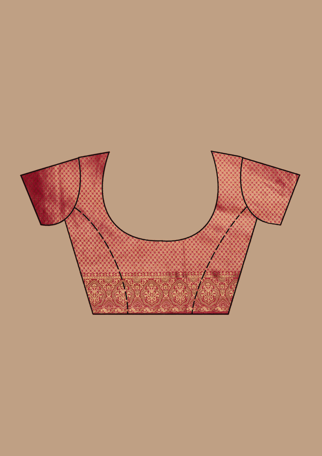 Red Banarasi Silk Saree