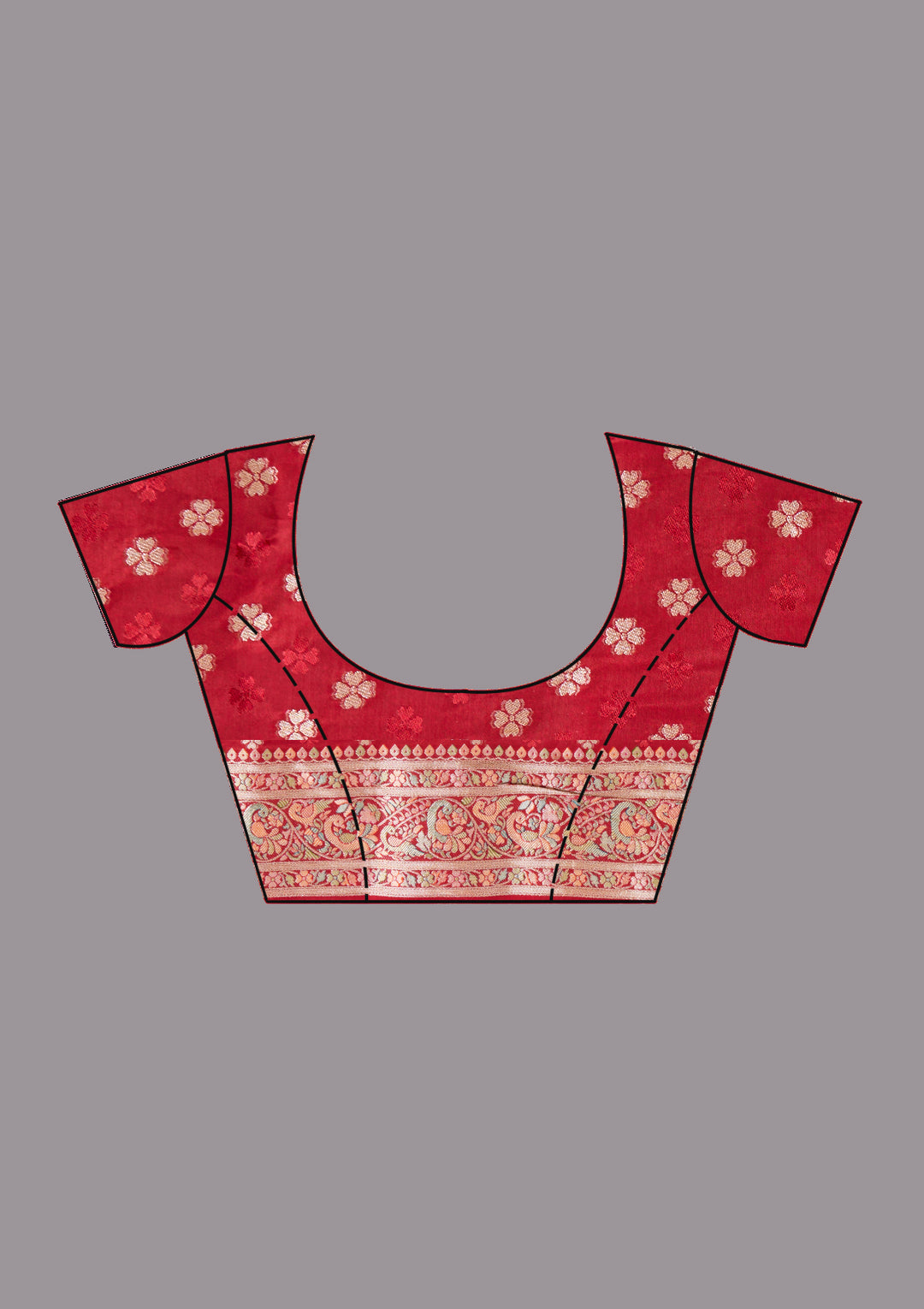 Red Banarasi Silk Saree
