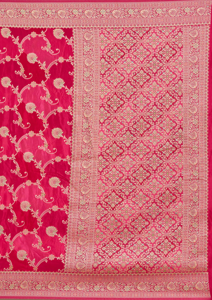 Beige Banarasi Satin Silk_Saree