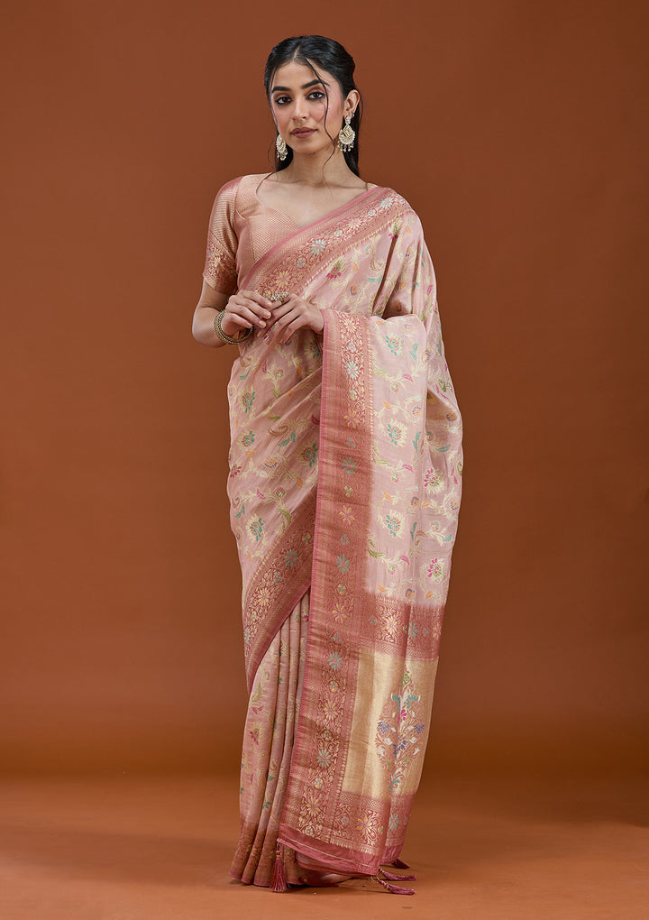 Baby Pink Null Silk Silk_Saree