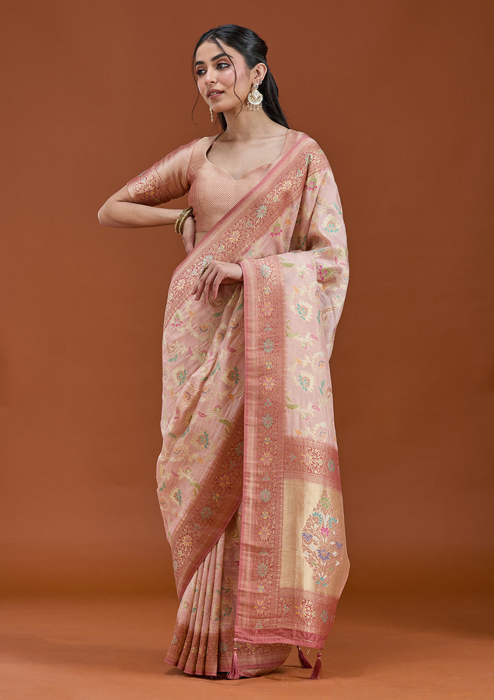 Baby Pink Null Silk Silk_Saree
