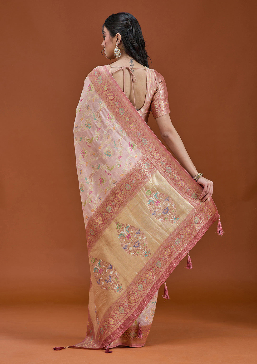 Baby Pink Null Silk Silk_Saree