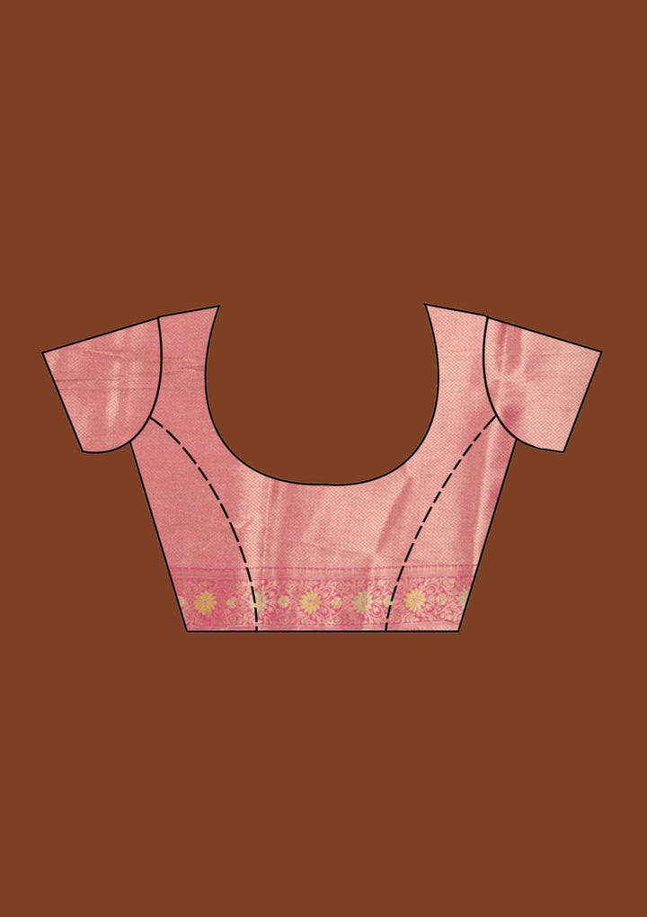 Lavender Woven Silk Saree