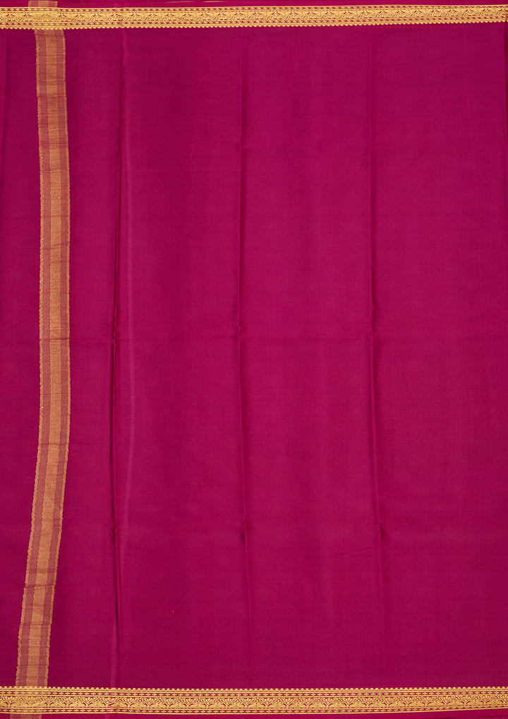 Peacock Blue Zariwork Pure Crepe Silk Saree