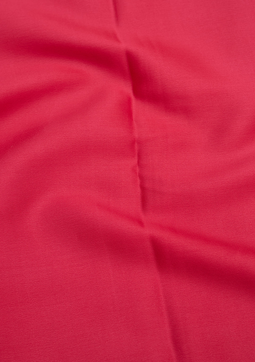 Rani Pink Zariwork Pure Crepe Silk Saree