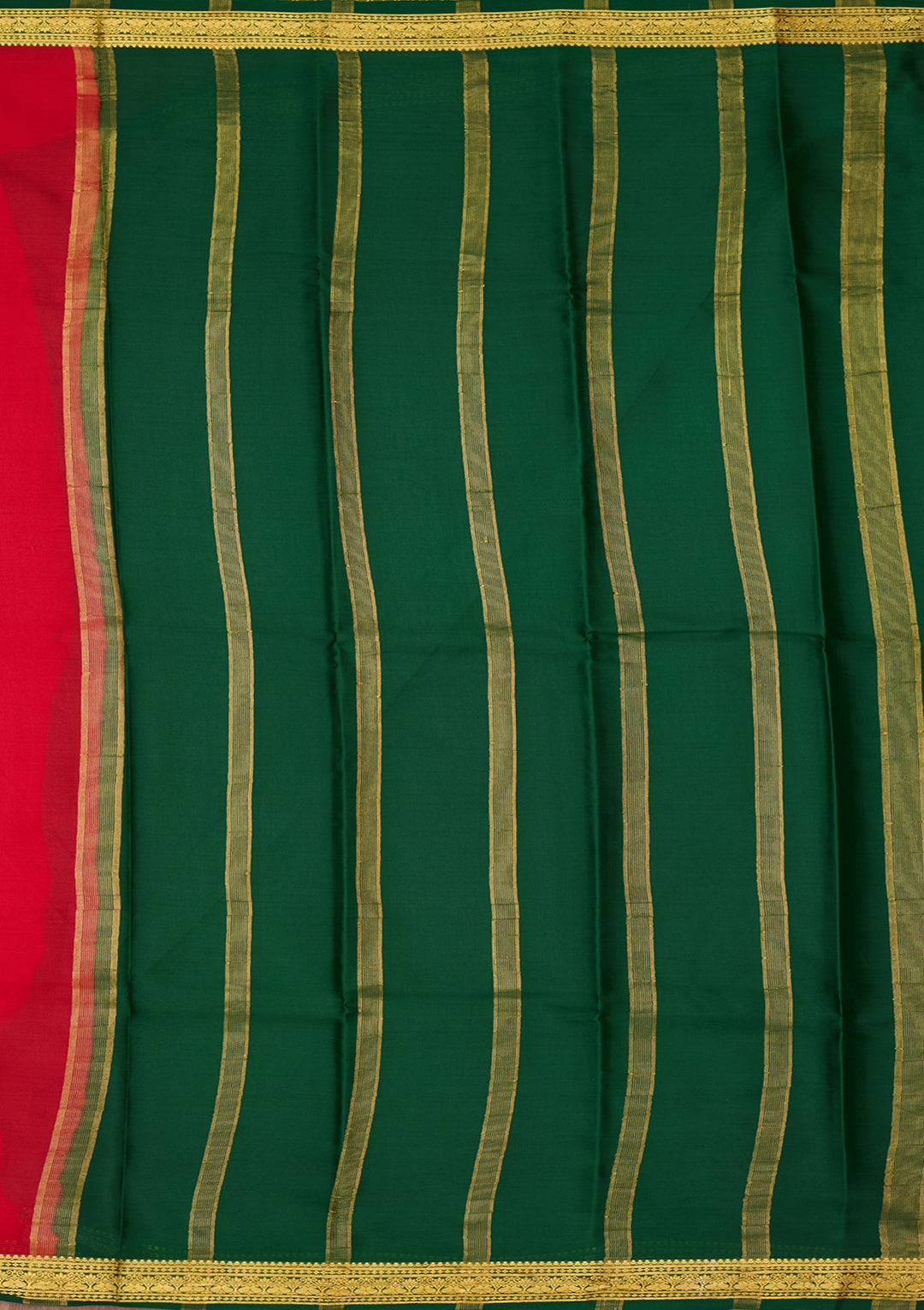 Red Zariwork Pure Crepe Silk Saree