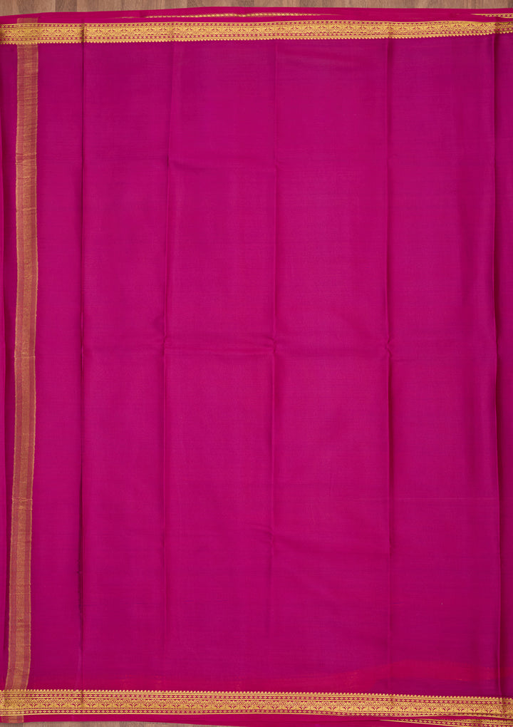 Royal Blue Zariwork Pure Crepe Silk Saree