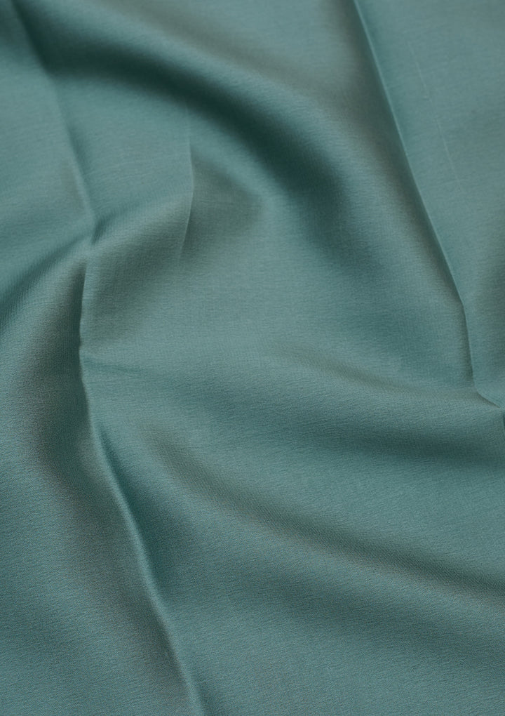 Sea Green Zariwork Pure Crepe Silk Saree