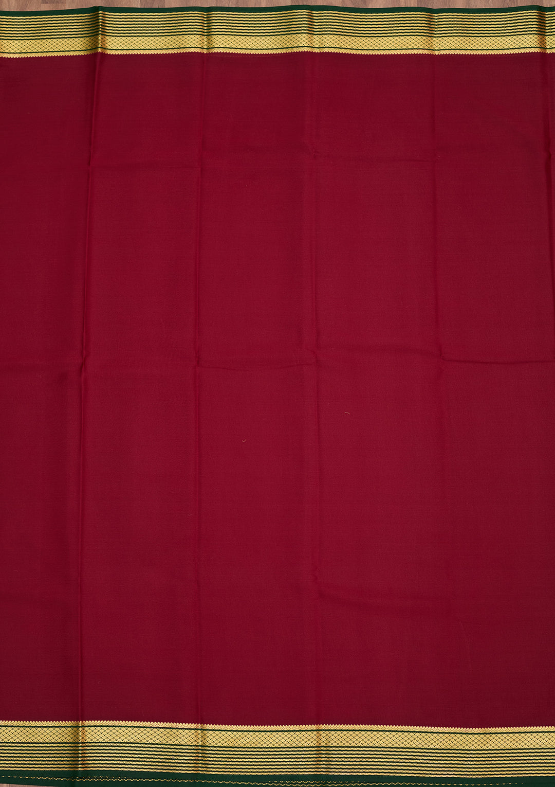 Maroon Zariwork Pure Crepe Silk Saree