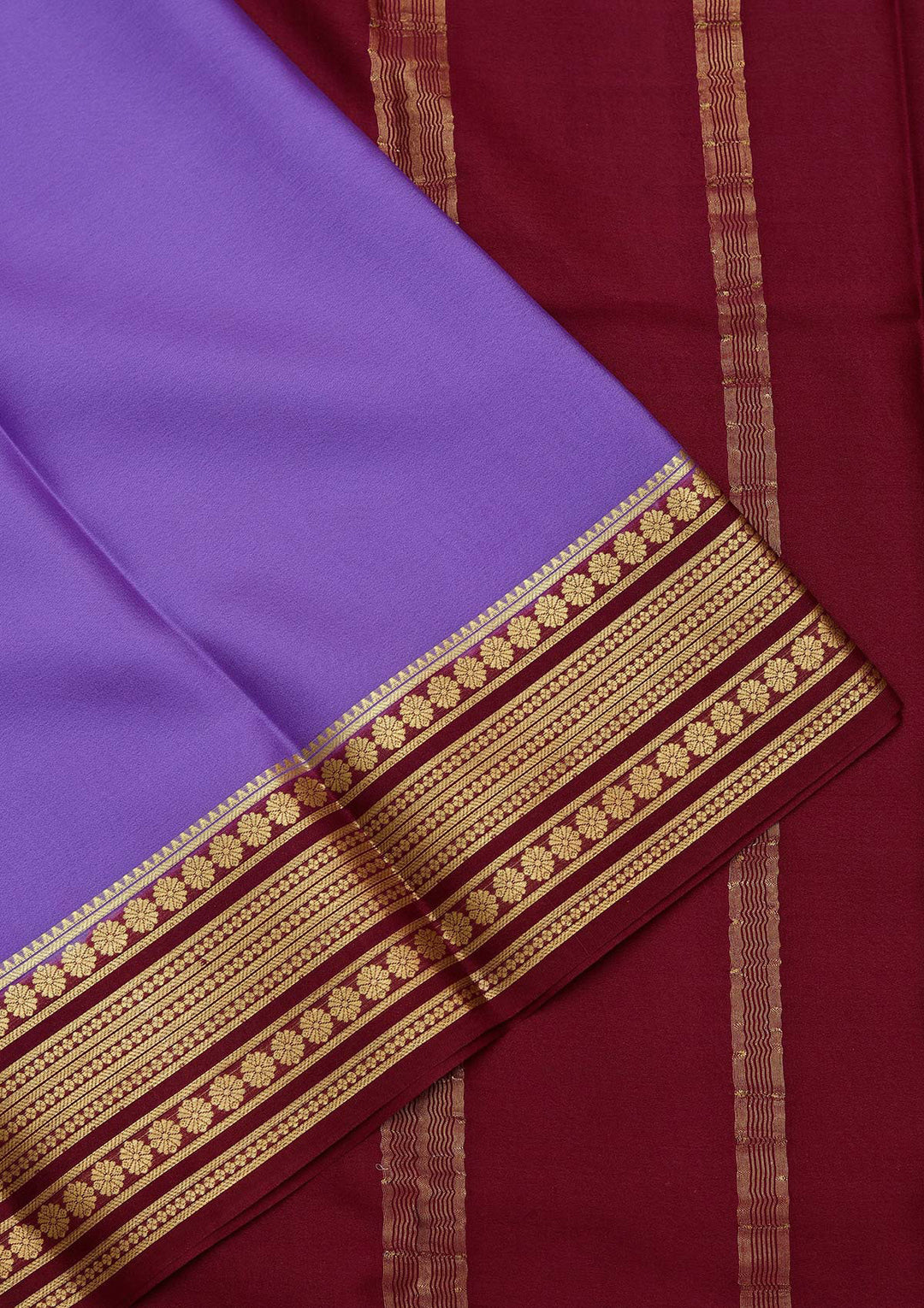 Blue Zariwork Pure Crepe Silk Saree