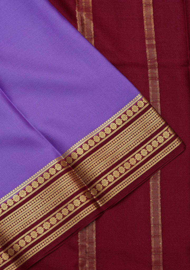 Blue Zariwork Pure Crepe Silk Saree