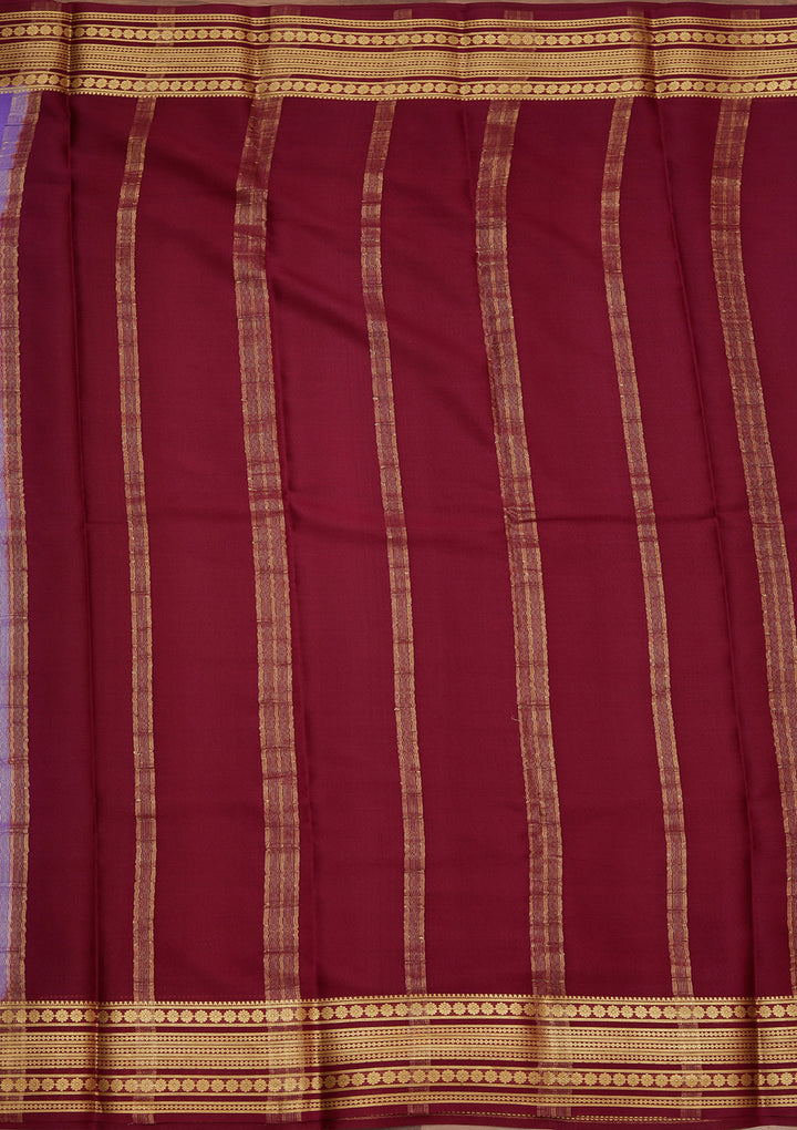 Blue Zariwork Pure Crepe Silk Saree