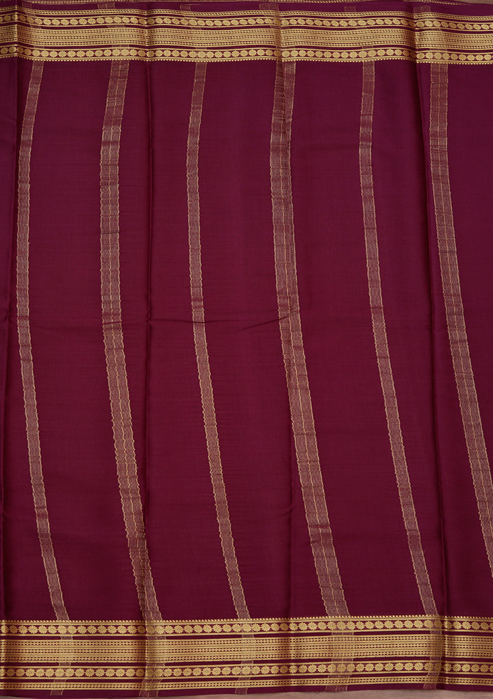 Onion Pink Zariwork Pure Crepe Silk Saree